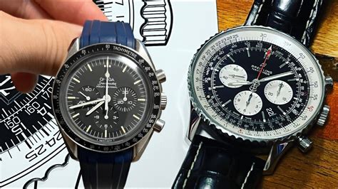 breitling navitimer vs omega speedmaster|Breitling Navitimer Review: A True Pilot.